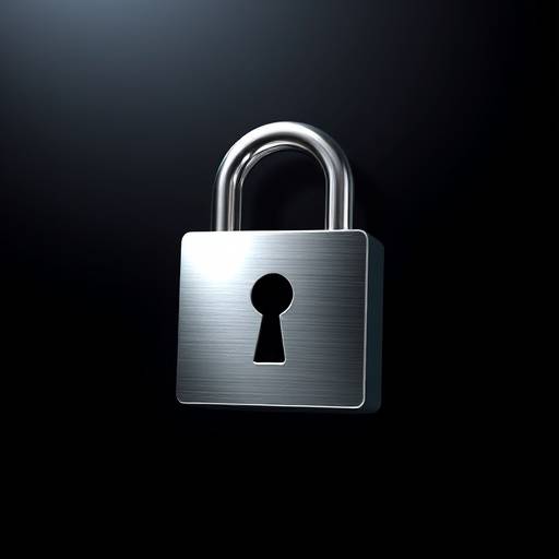 Security lock representing data protection